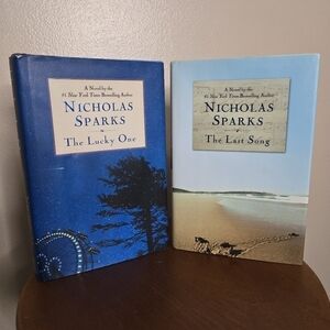 Nicholas Sparks Signed Books The Lucky One The Last Song Bundle of 2